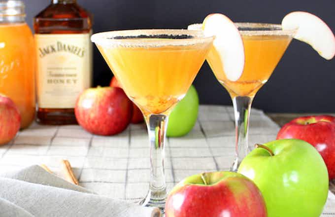 Apple Cider Honey Jack Martini